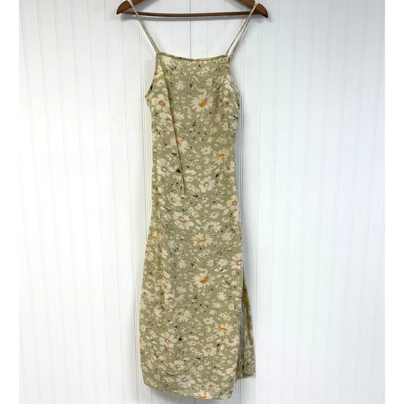 American Eagle Womens Midi Dress Size S Fairy Garden Cottagecore Floral Dainty - Picture 11 of 11